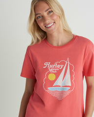 Leisure Club Classic Tee - Coral Blossom