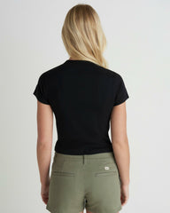 Ashbury Baby Tee - Black