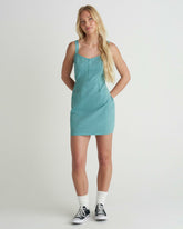Wavy Days Dress - Reef Waters