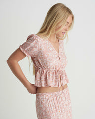 Beachcomber Top - Rose Tan