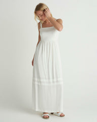 Sunny Days Maxi Dress - Off White