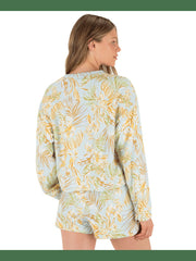 Fall Palms Boxy Crew - Starlight Blue