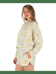 Fall Palms Boxy Crew - Starlight Blue