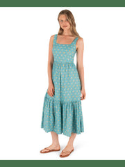 Dreamland Midi Dress - Reef Waters