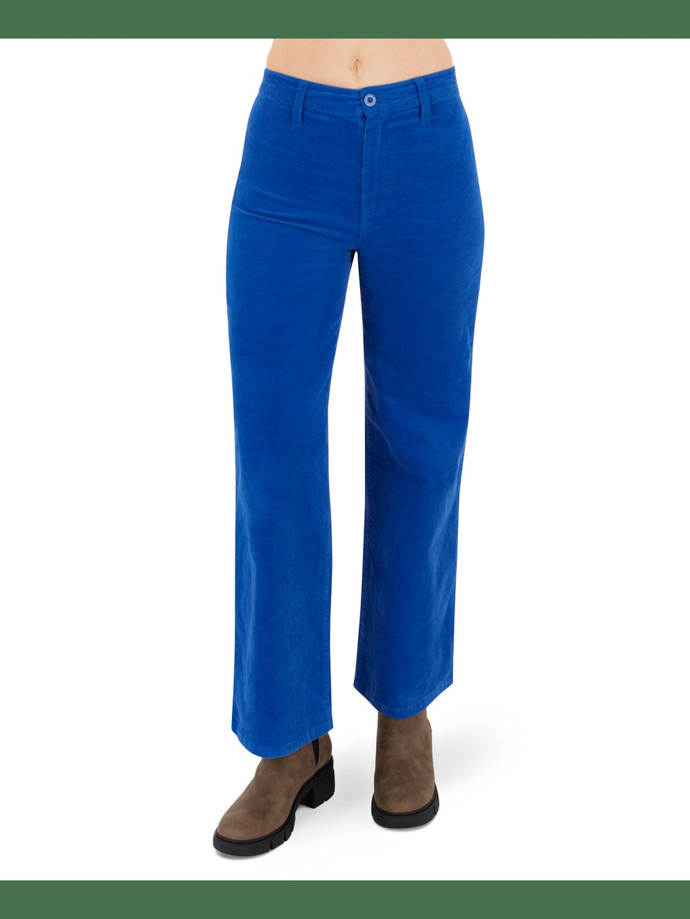 Urban Charm Wide Leg Pant - Ocean Blue
