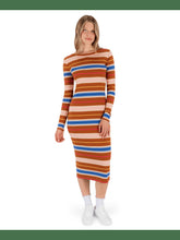 Just A Girl Long Sleeve Dress - Leather Brown