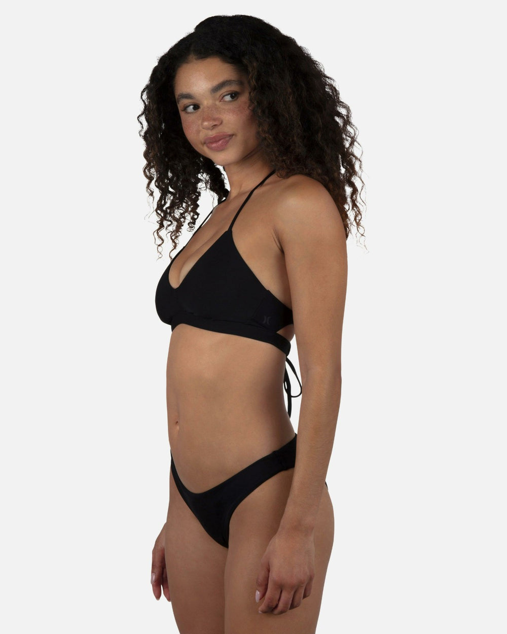 Solid Moderate Bikini Bottom - Black