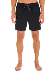 One And Only Solid Volley Boardshort 17" - Black