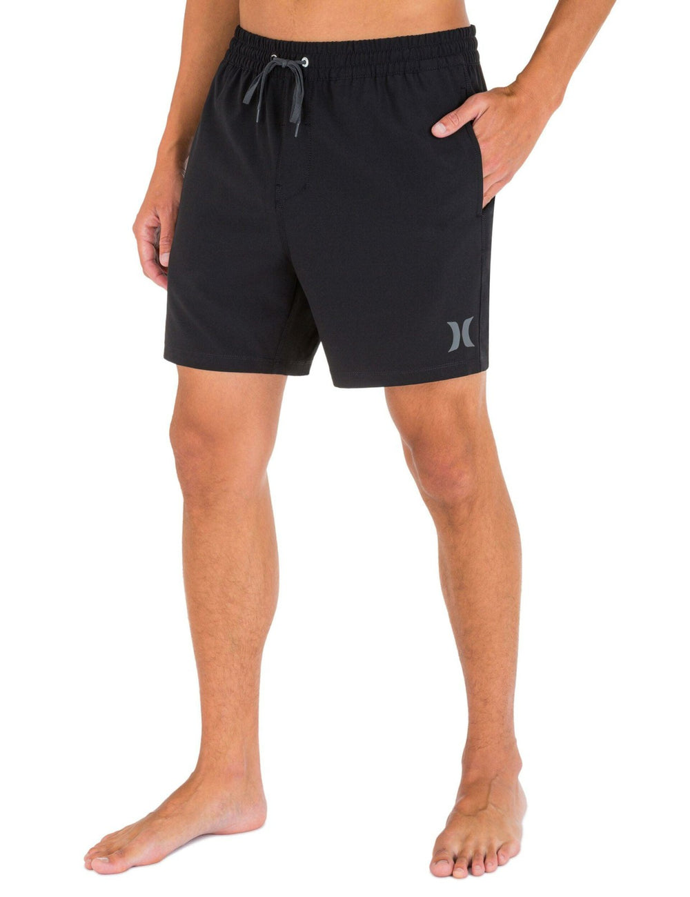 One And Only Solid Volley Boardshort 17" - Black