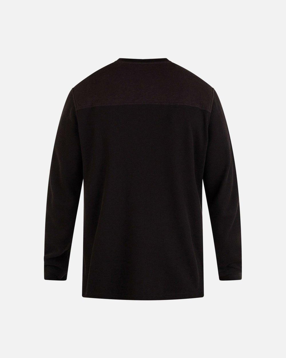 Felton Thermal Crew Long Sleeve - Black