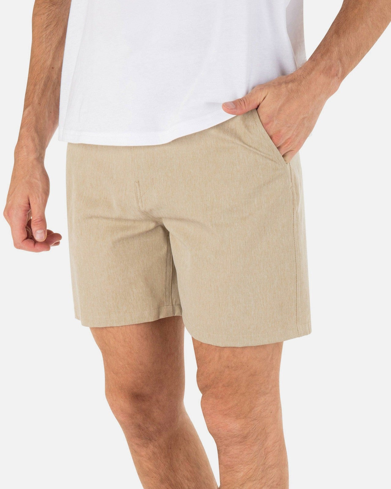 Phantom Heather Walkshort 18" - Khaki