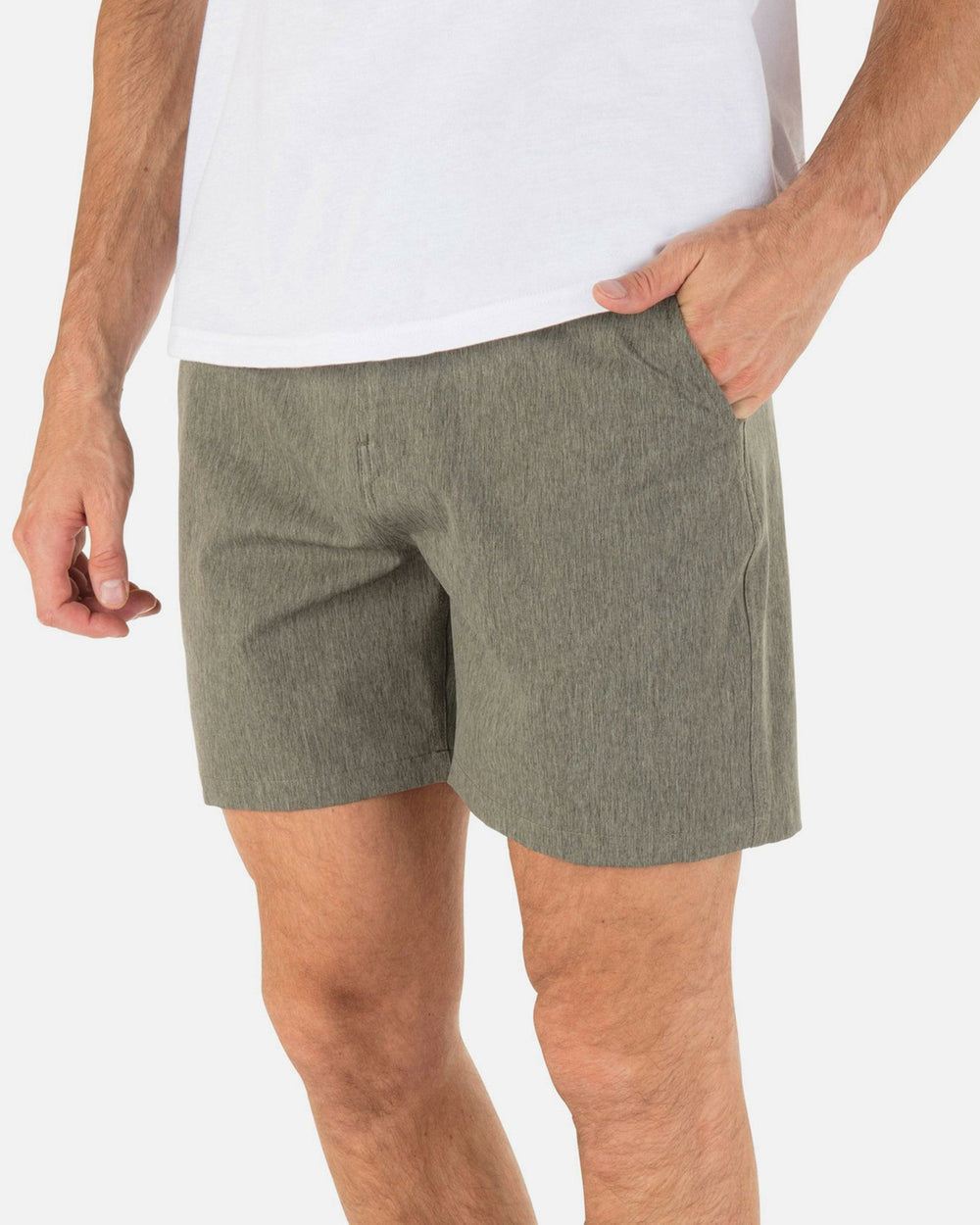 Phantom Heather Walkshort 18" - Olive
