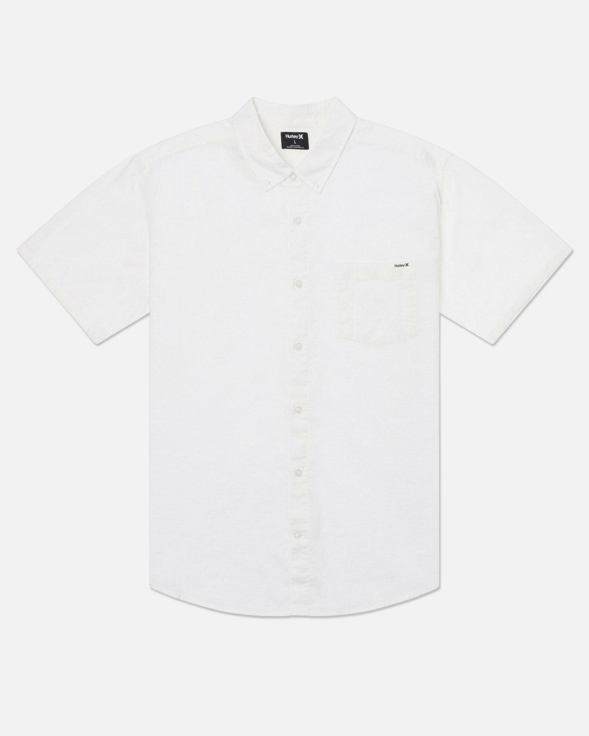 One And Only Stretch Short Sleeve Shirt - White Heather
