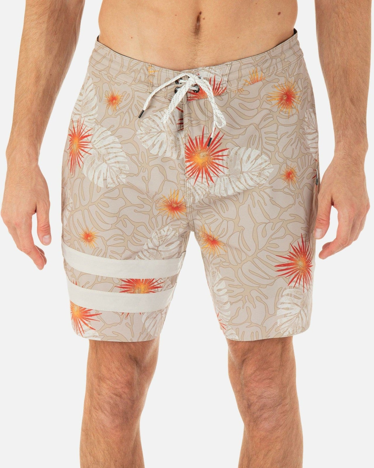 PHANTOM BLOCK PARTY RENEGADE BOARDSHORT 18" - Khaki