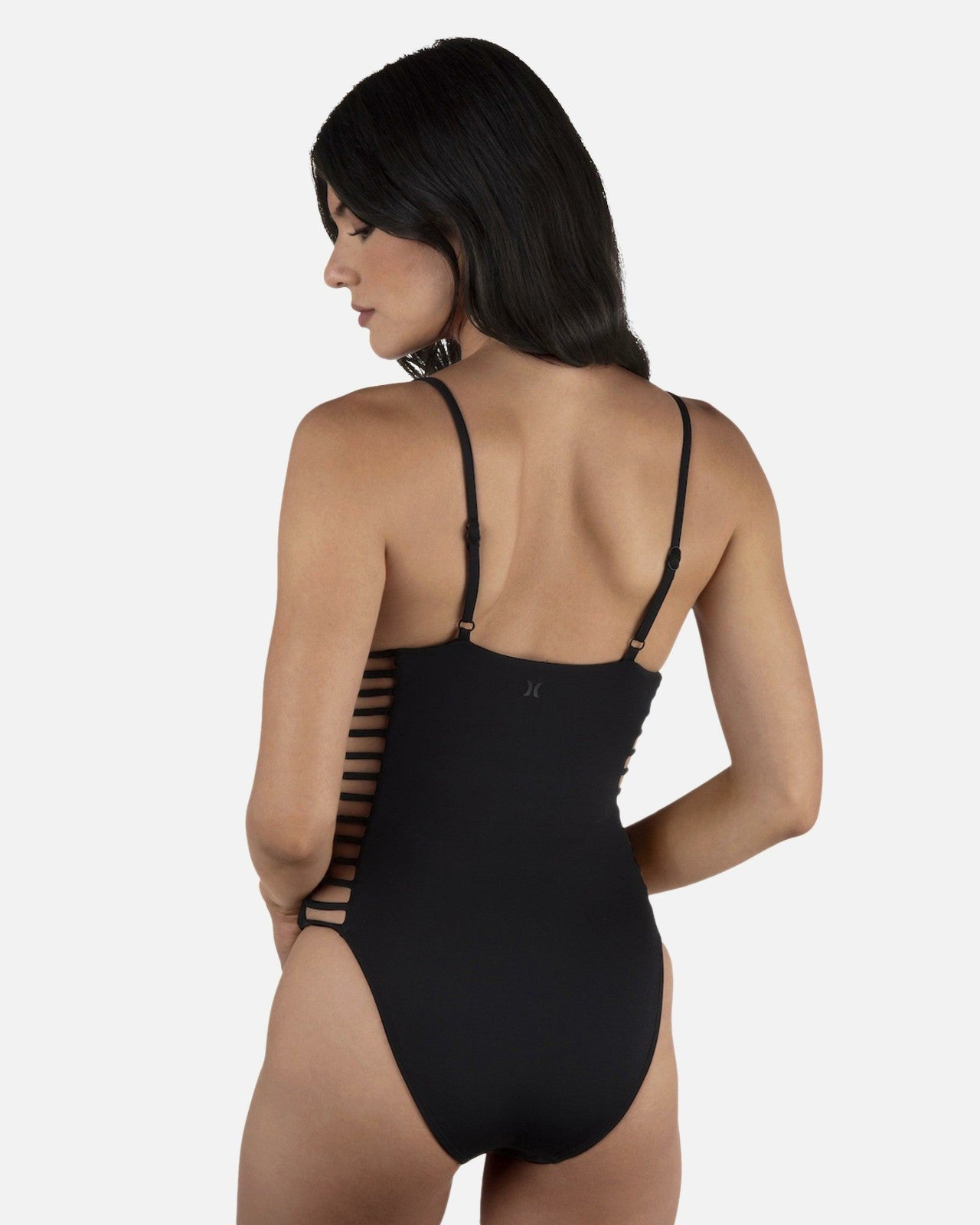 Solid Moderate One Piece - Black
