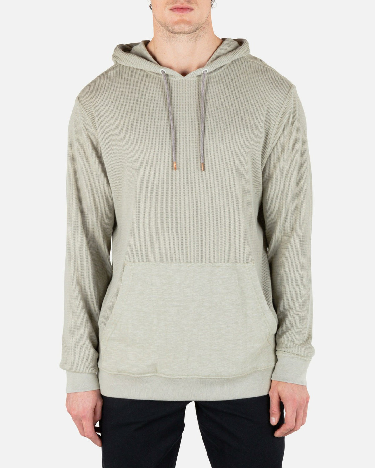 Felton Thermal Long Sleeve Hoodie - Sandstorm
