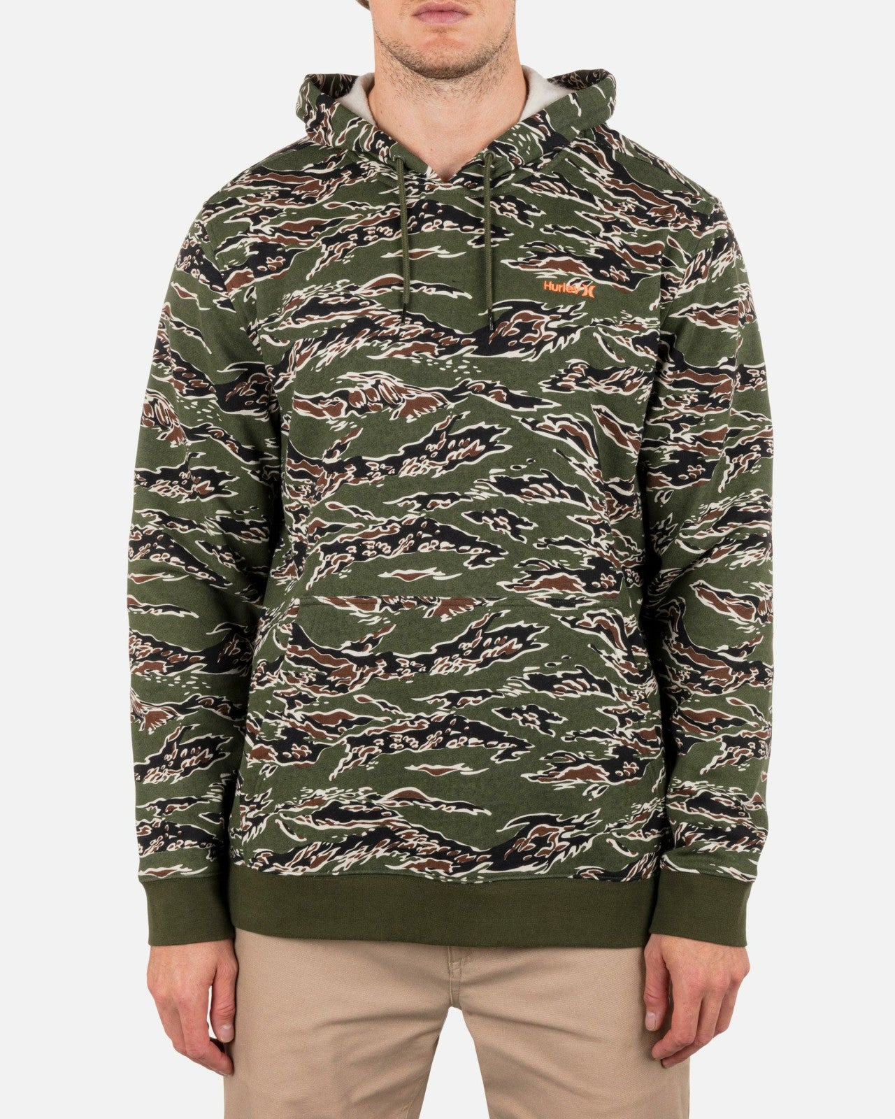 Forest Camo Pullover - Charcoal Fern