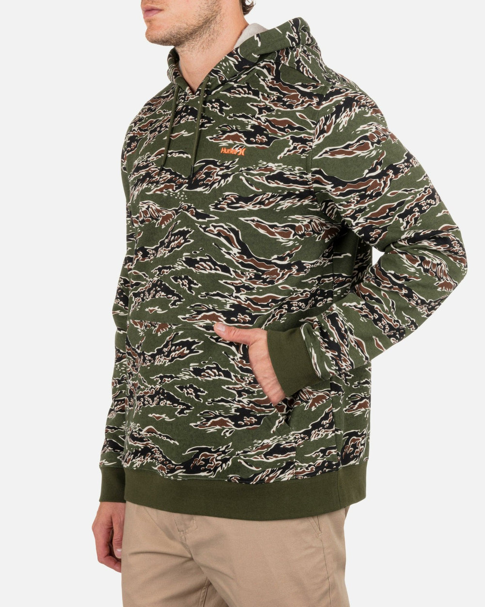 Forest Camo Pullover - Charcoal Fern