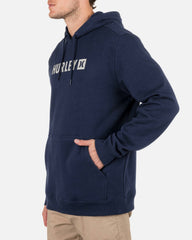 The Box Slub Pullover - Midnight Aqua