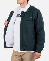 Industry Sherpa Lined Canvas Long Sleeve - Armored Navy