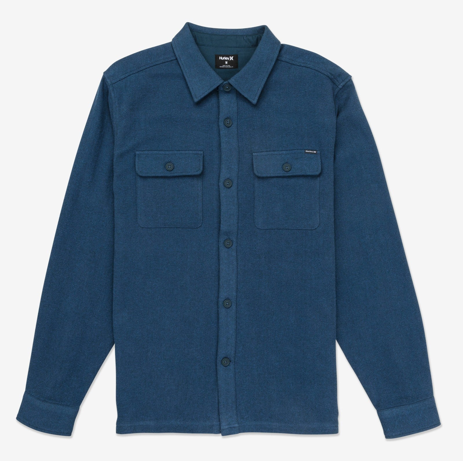 Santa Cruz Twill Flannel Long Sleeve - Armored Navy