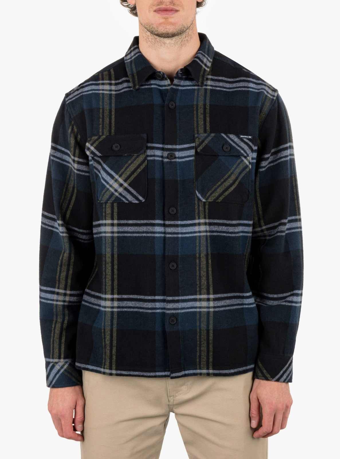 Santa Cruz Shorline Flannel Long Sleeve - Black