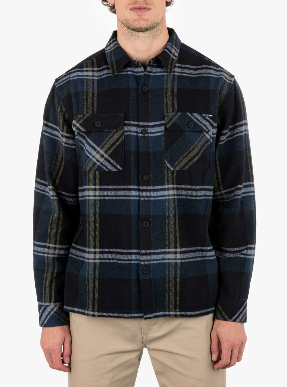 Santa Cruz Shorline Flannel Long Sleeve - Black