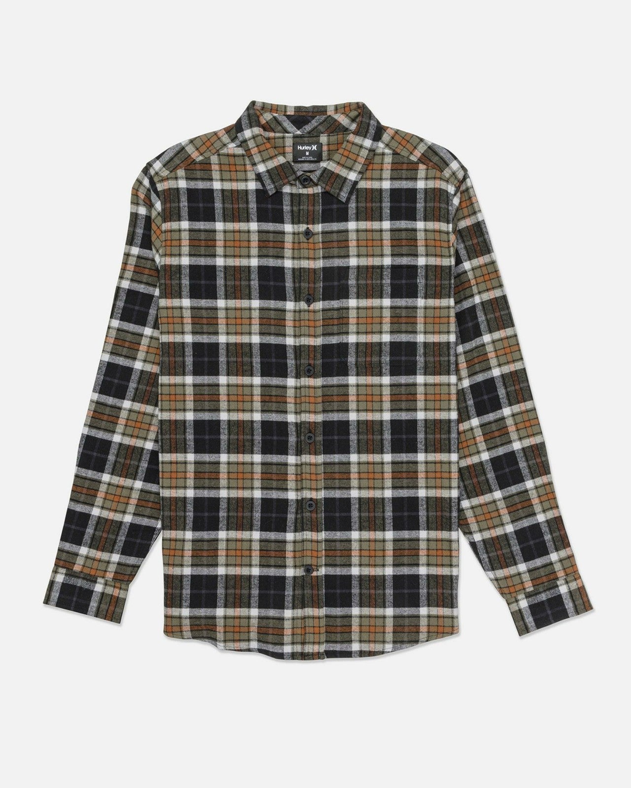 Portland Organic Flannel Long Sleeve - Black