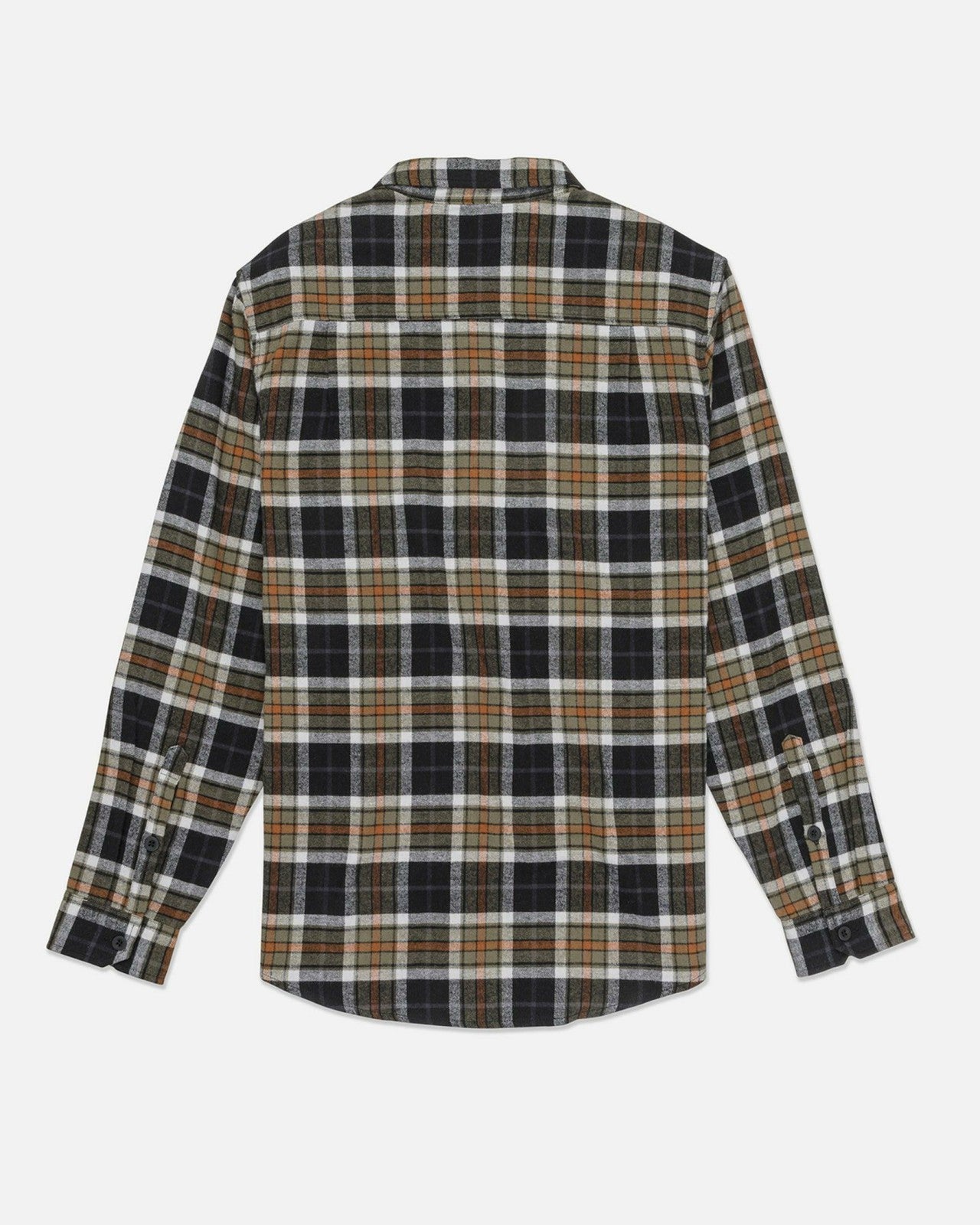 Portland Organic Flannel Long Sleeve - Black