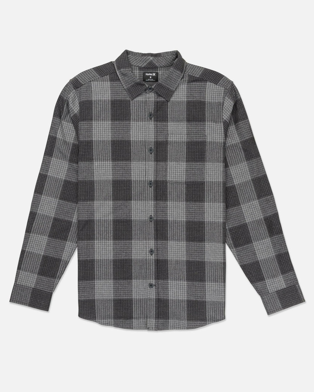 Portland Organic Flannel Long Sleeve - Dark Stone Grey