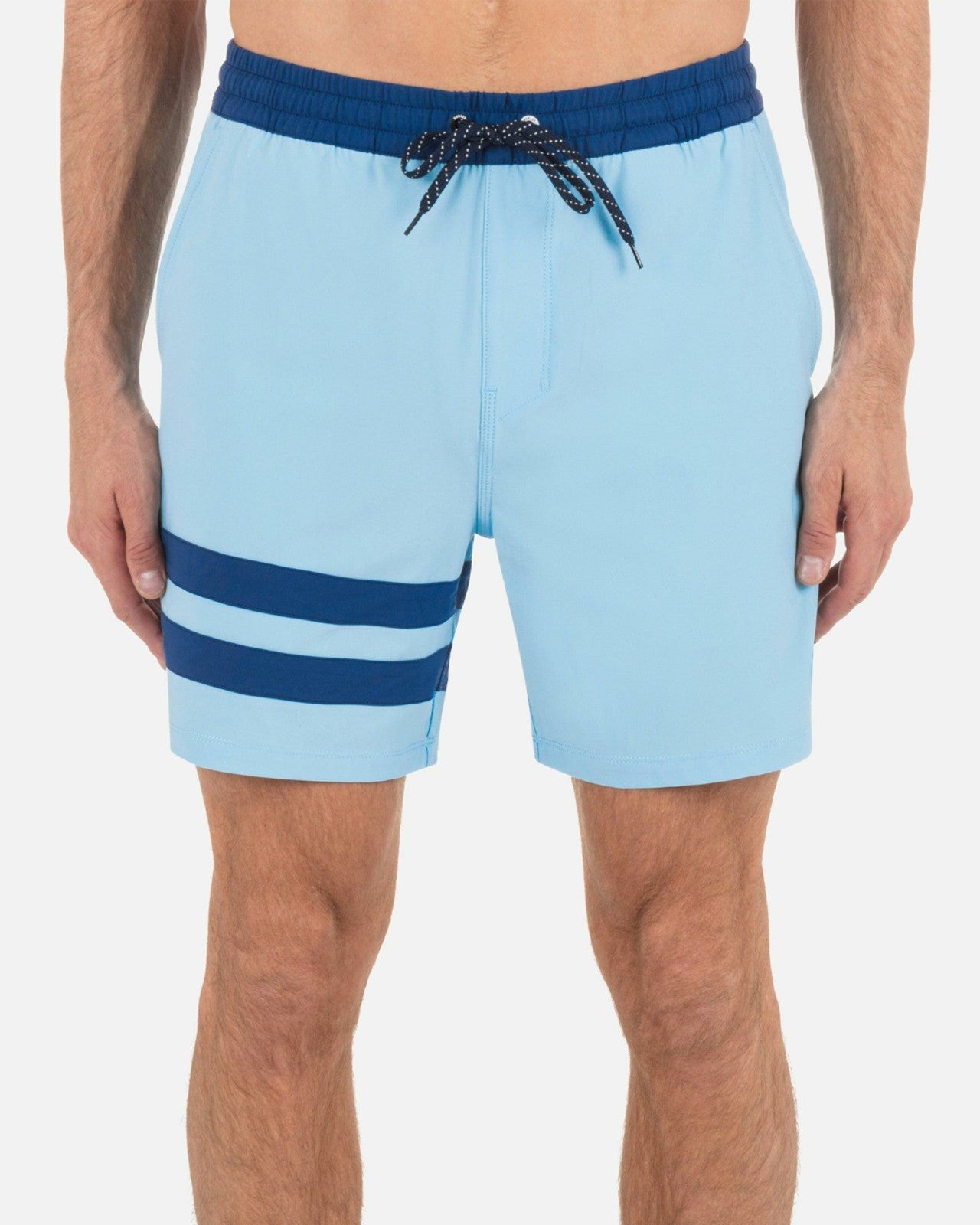 Phantom Eco Block Party Volley Boardshort 17" - Blue Dream