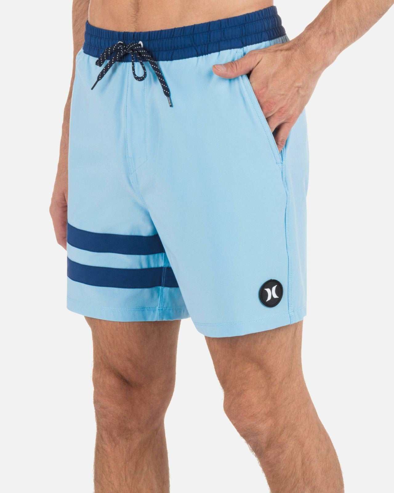 Phantom Eco Block Party Volley Boardshort 17" - Blue Dream