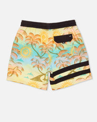 Phantom Eco Block Party Volley Boardshort 17" - Pineapple