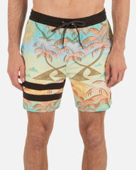 Phantom Eco Block Party Volley Boardshort 17" - Pineapple