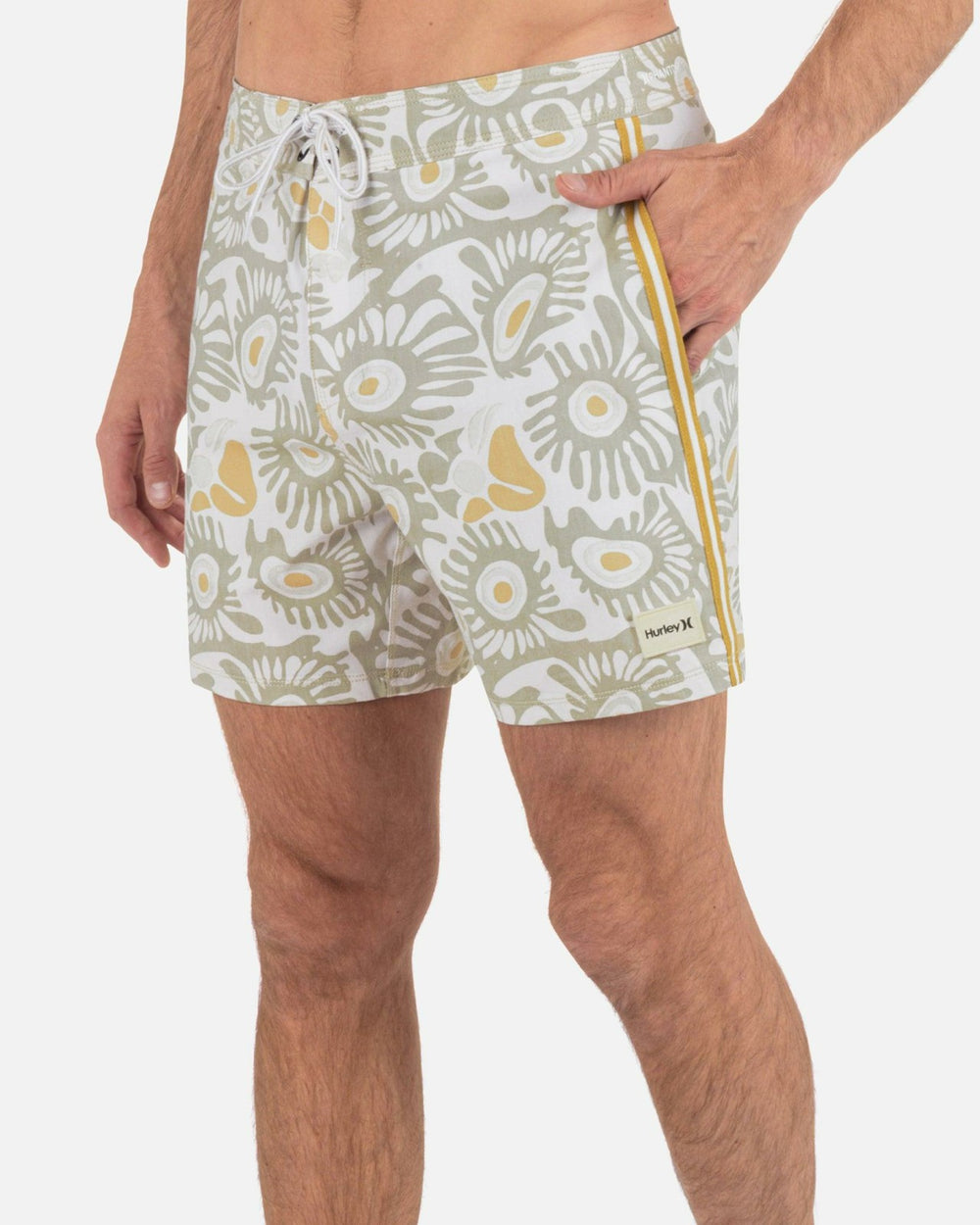 Phantom Naturals Sessions Boardshort 16" - Barely Bone 2