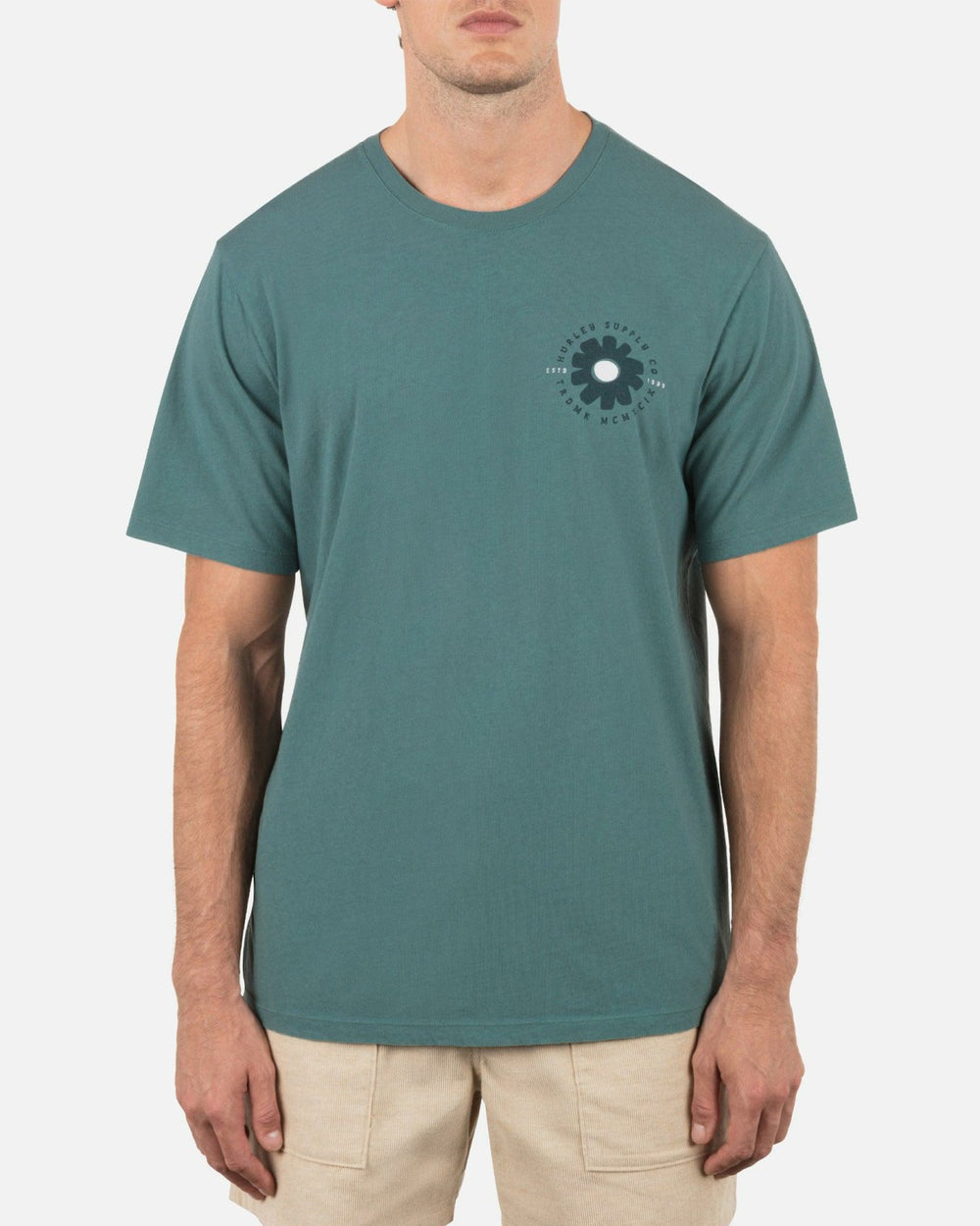 Flowered Short Sleeve - Artillery