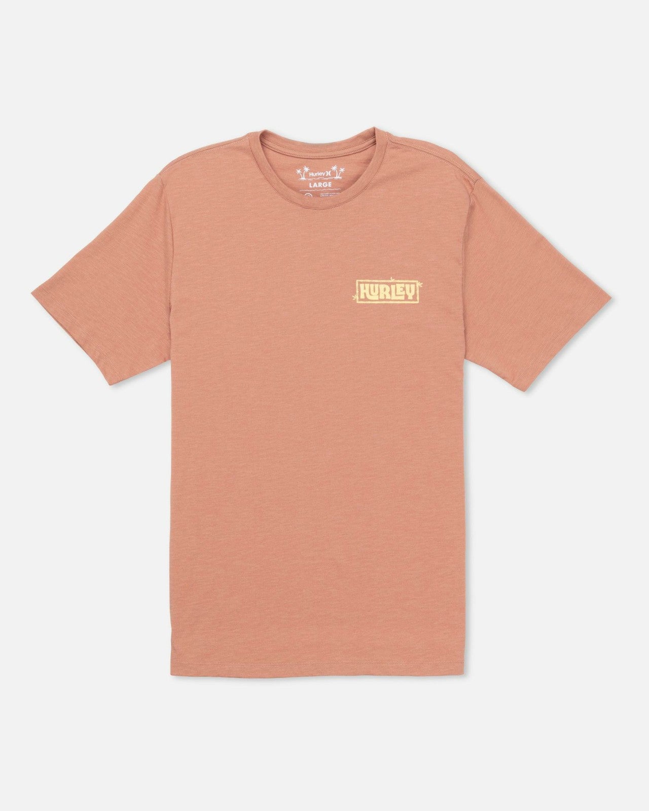 Island Vibes Slub Short Sleeve - Martian Rust