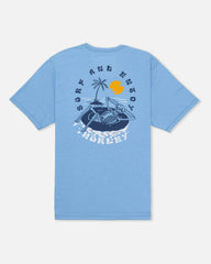 Floating Short Sleeve - Aquifer Heather