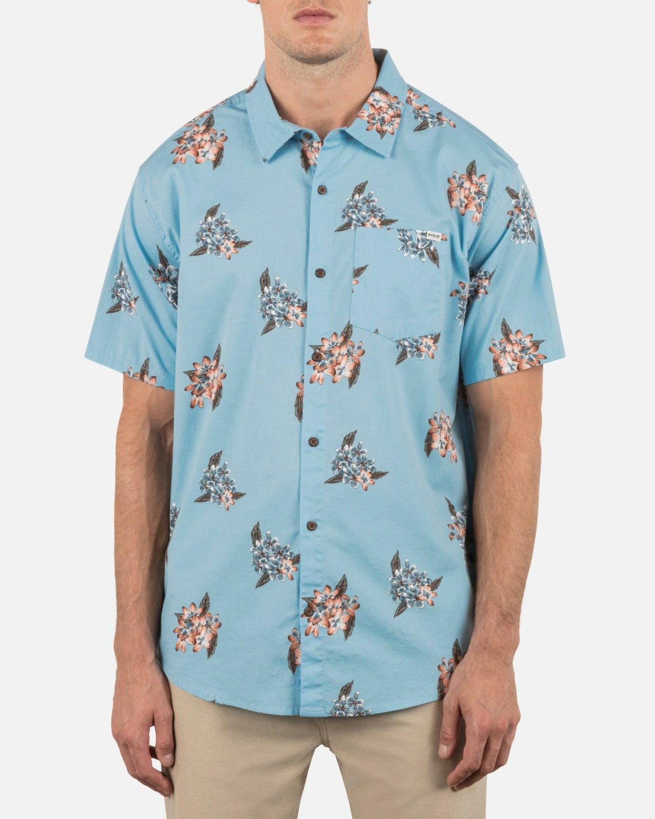 One & Only Lido Stretch Short Sleeve - Blue Dream