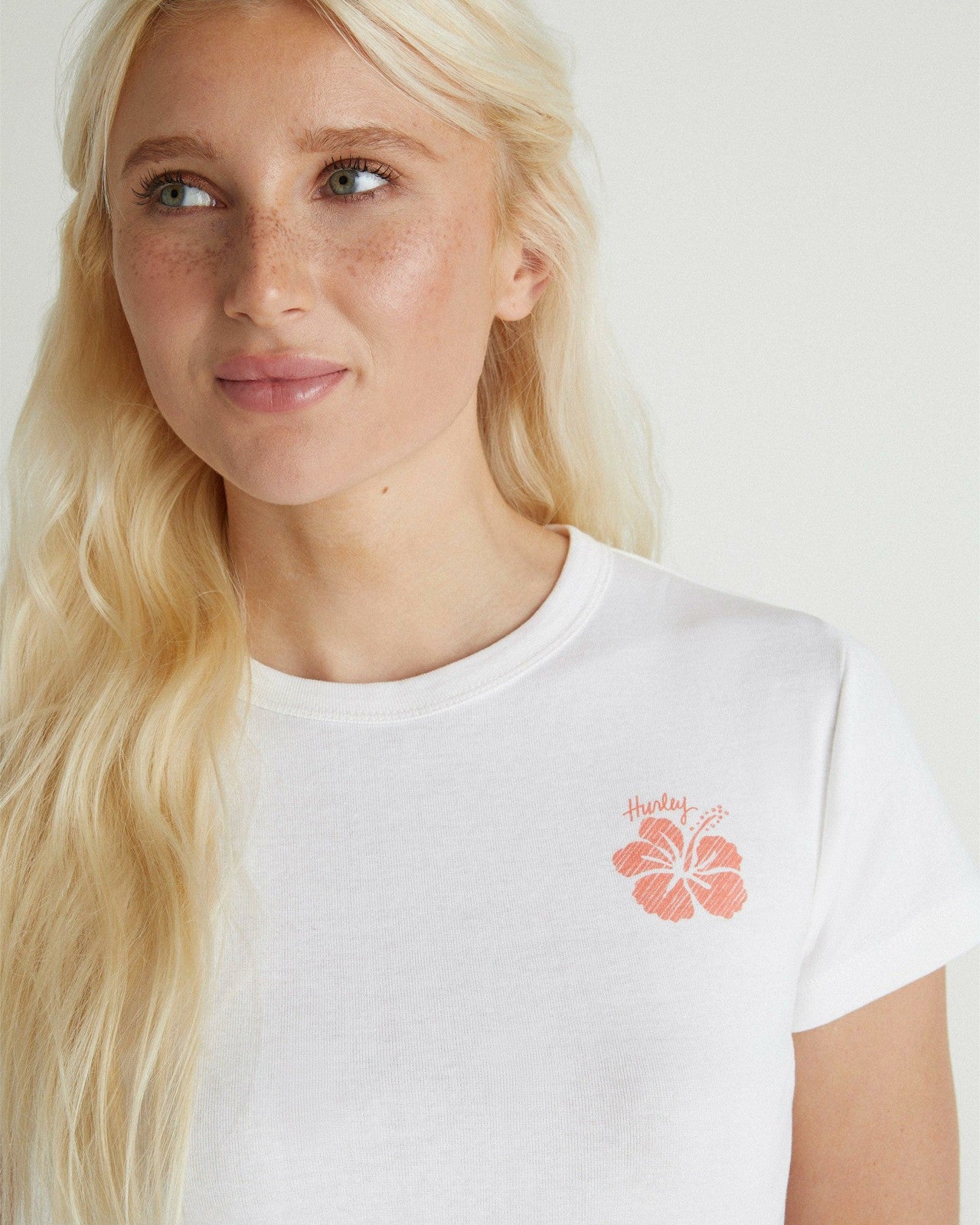 Giving Aloha Baby Tee - White