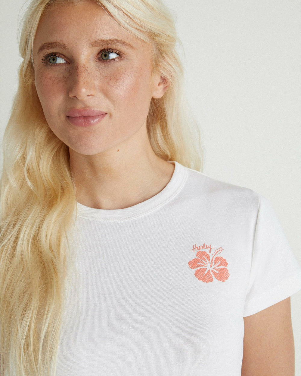 Giving Aloha Baby Tee - White