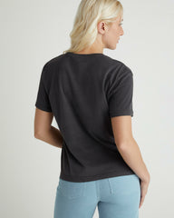 Paradise State Classic Tee - Off Black