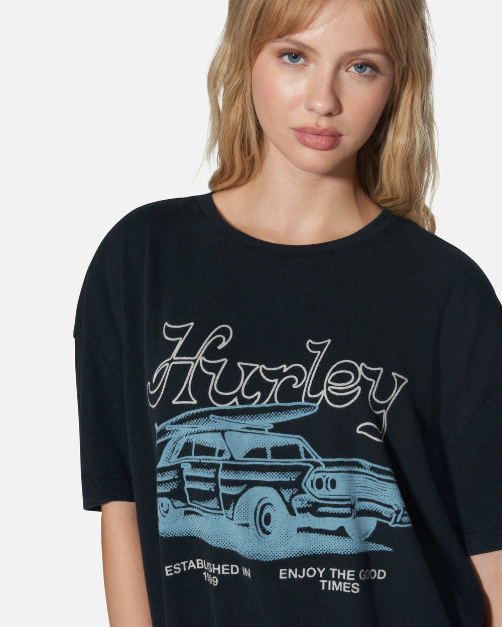 Enjoy The Good Boyfriend Tee - Black