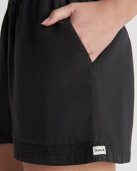 Wavy Days Short - Off Black