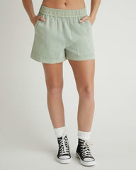 Wavy Days Short - Aqua Gray