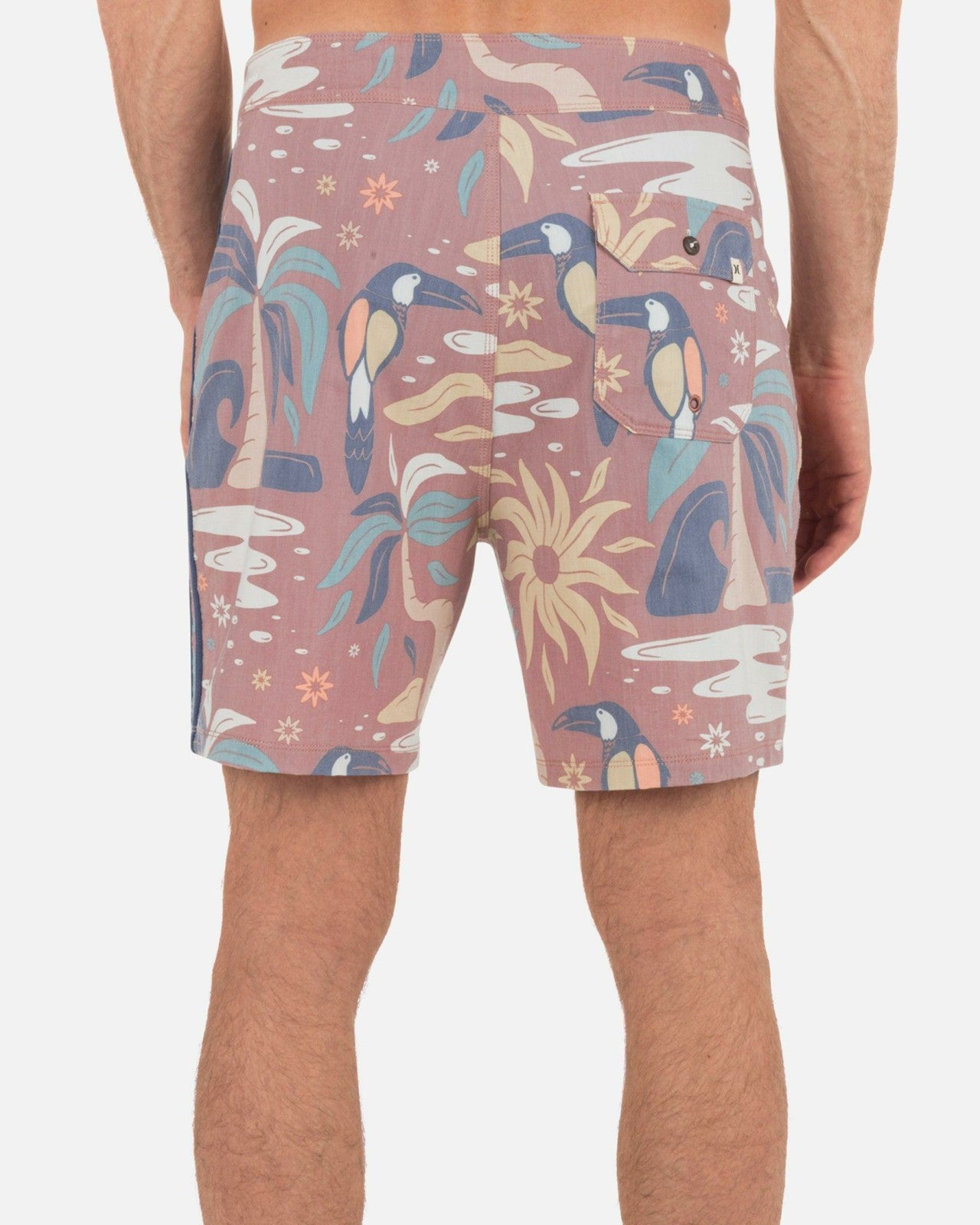 Phantom Naturals Tailgate Boardshort 18" - Phantom Rose