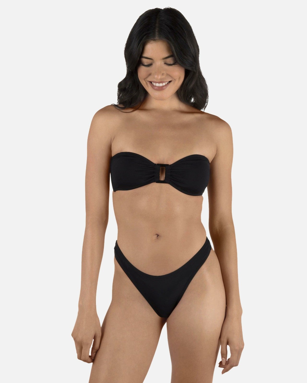Solid Tanga Bottom - Black