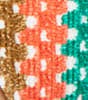 Printed Stripe Crochet Scrunch Cheeky Tie Side Bottom - Orchid