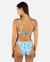 Lani Floral Underwire Bra - Teal