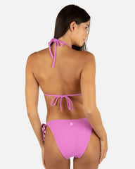 Wave Scrunch Tri Top - Orchid